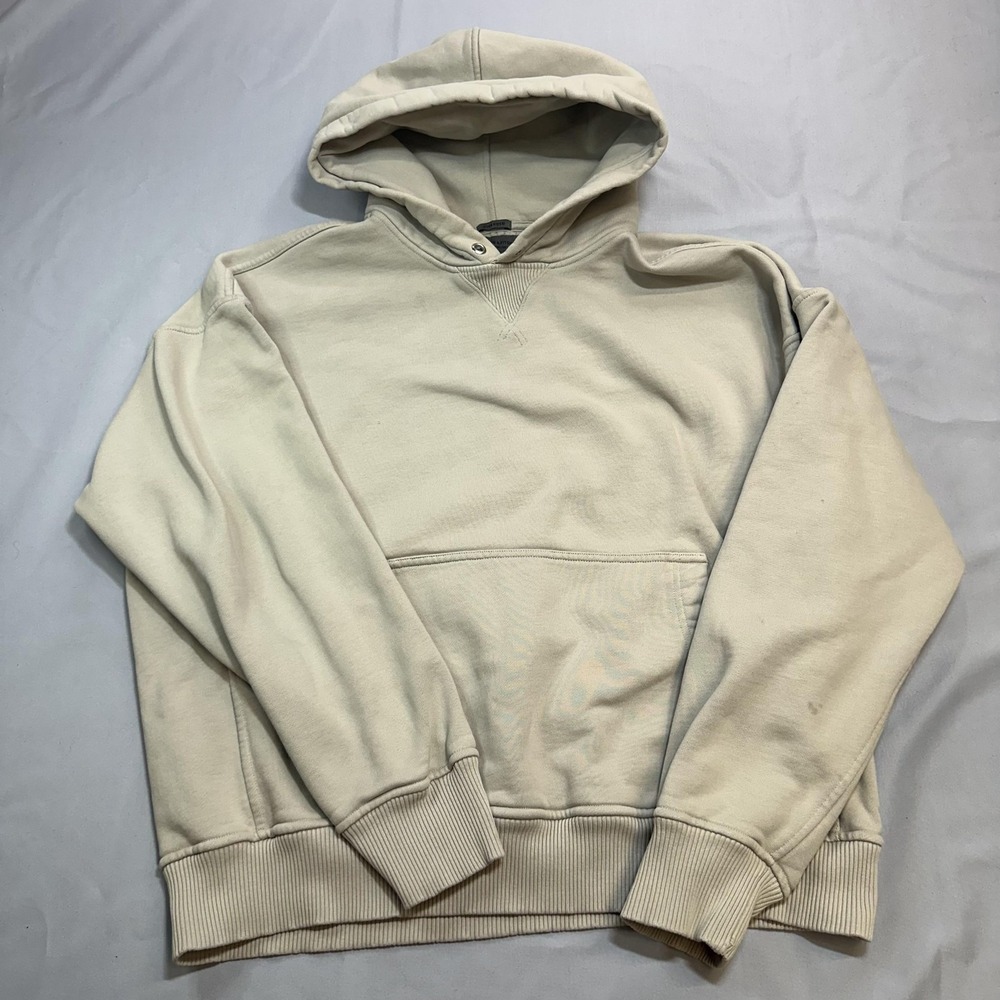 Abercrombie & Fitch Hoodie Mens M Brown Oversized Premium Heavyweight Casual